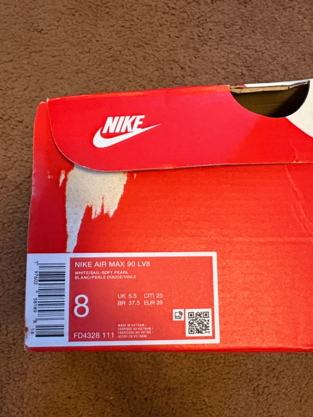 NWT! Nike Air Max 90 LV8 Sneakers - Picture 9 of 10